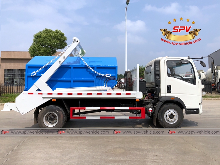 Swing Arm Garbage Truck Sinotruk HOWO - RS